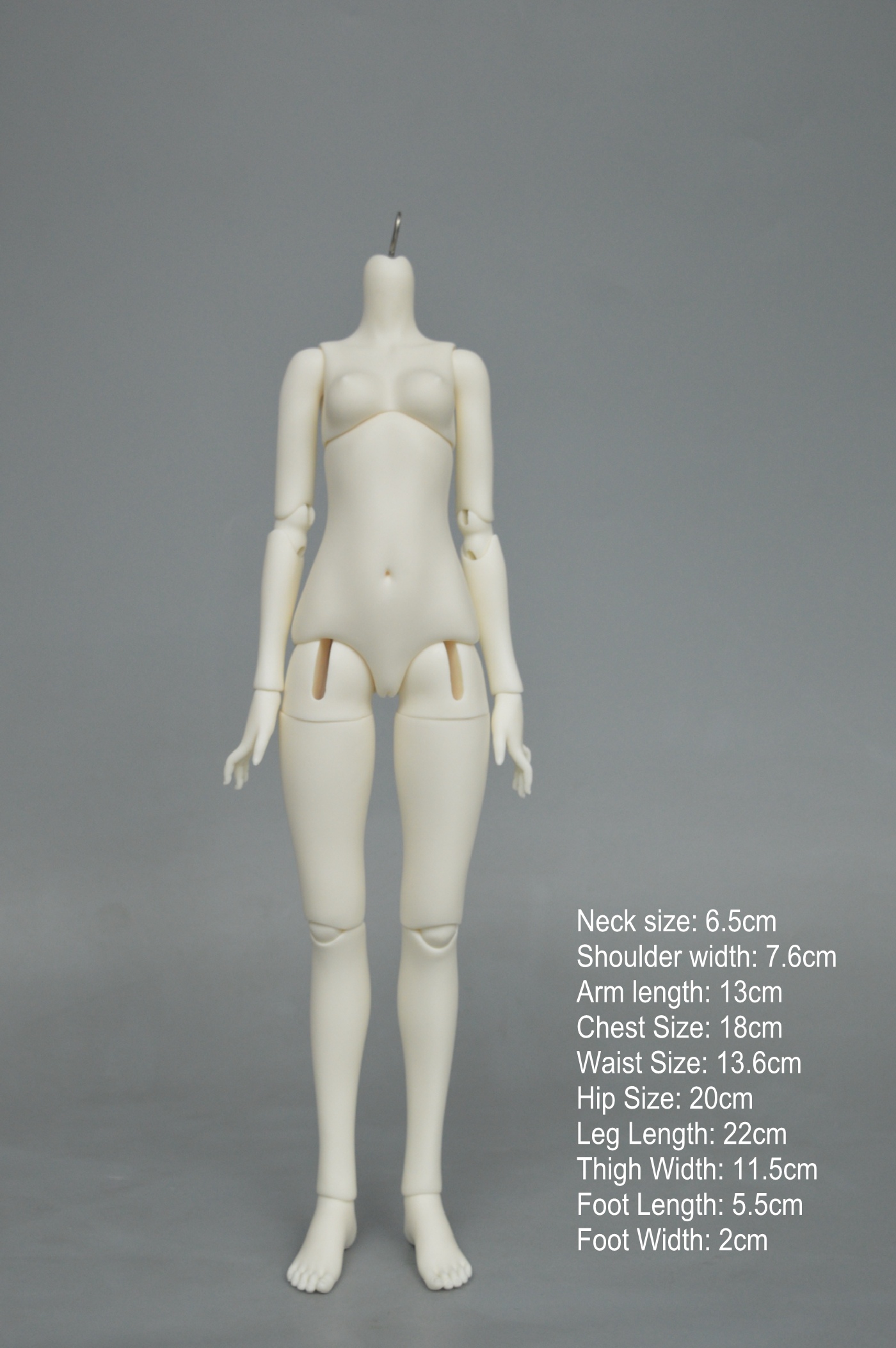 dollzone 1/4 size girl body only bjd - Click Image to Close